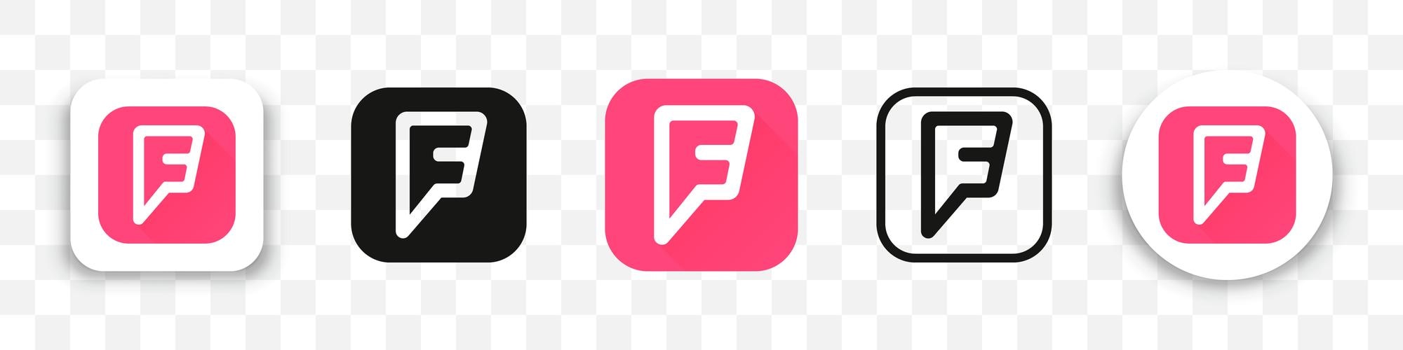 Foursquare logo - Social media & Logos Icons