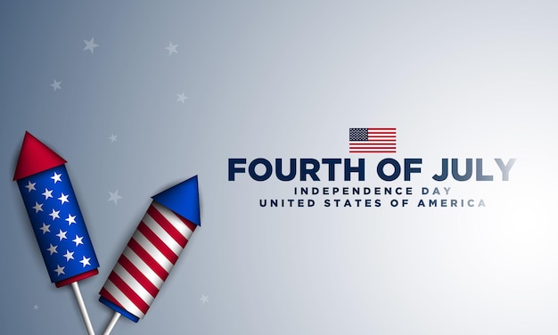 Fourth of July Background Design