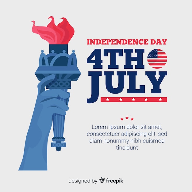 Vector fourth of july background