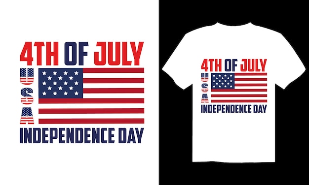 7月4日 アメリカの独立記念日 Tシャツ デザイン ベクトルイラスト 独立記念日おめでとうございます