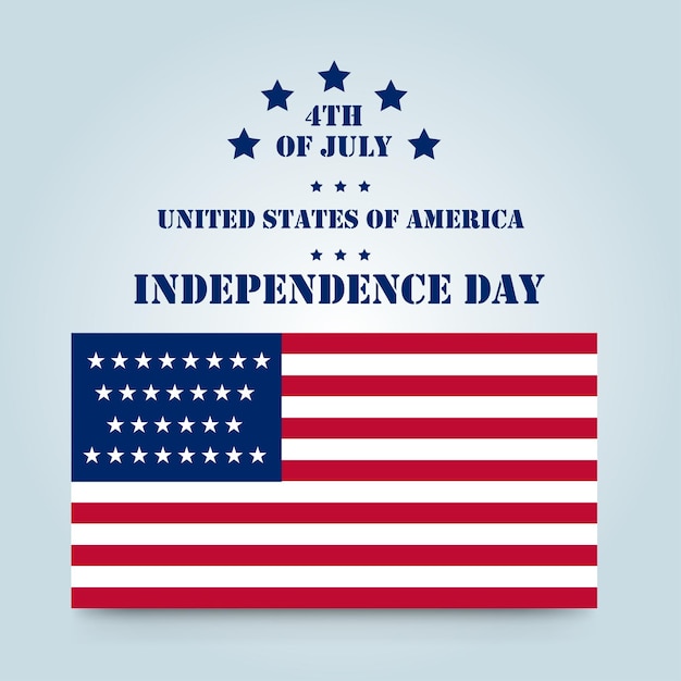 Fourth of july independence day united states of america usa poster