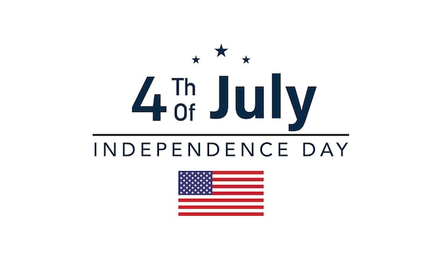 Fourth of July Independence Day Vector illustration design