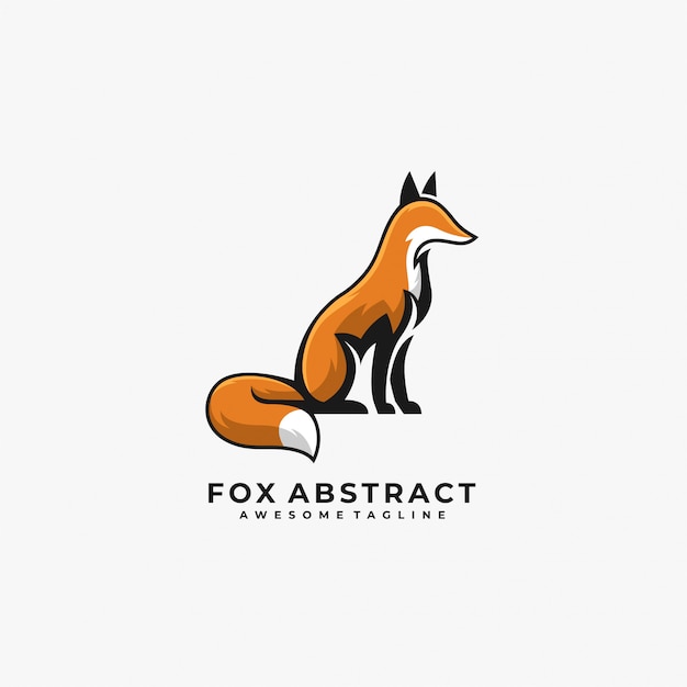 Fox Abstract Pose   logo.