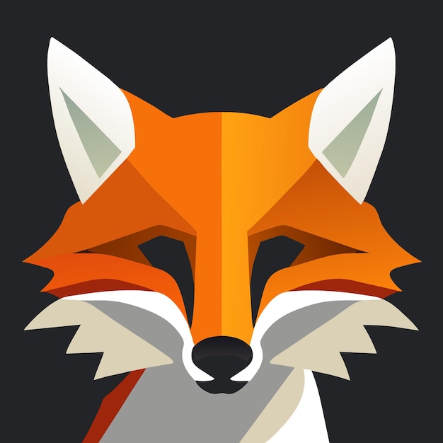 Fox design vector