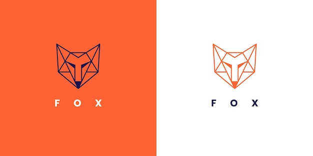 Fox geometrische veelhoek logo