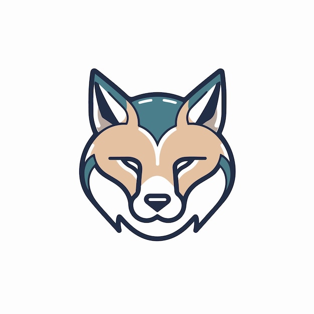 A fox head logo with the title'fox '