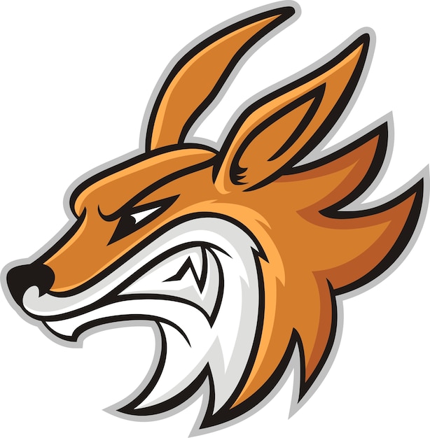 fox head mascot