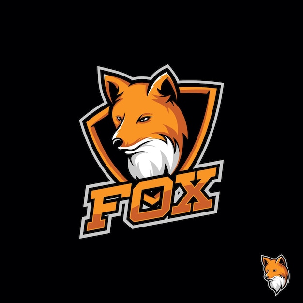 Fox head mascottes logo vector eps 10