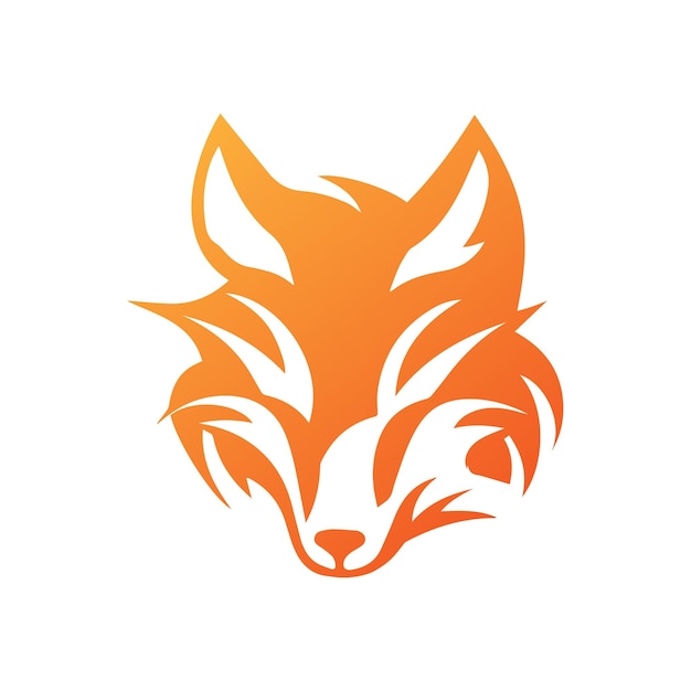 Fox Hoofd Logo Icoon