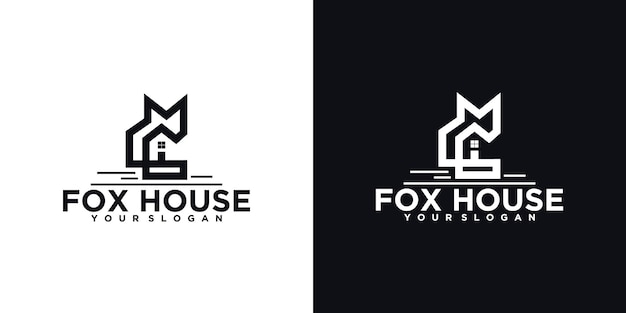 Логотип Fox House, ссылка на логотип для бизнеса