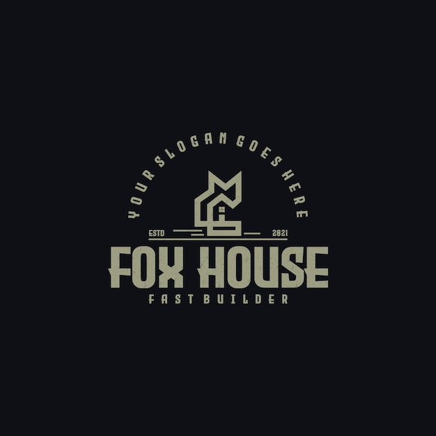 Логотип Fox House, ссылка на логотип для бизнеса