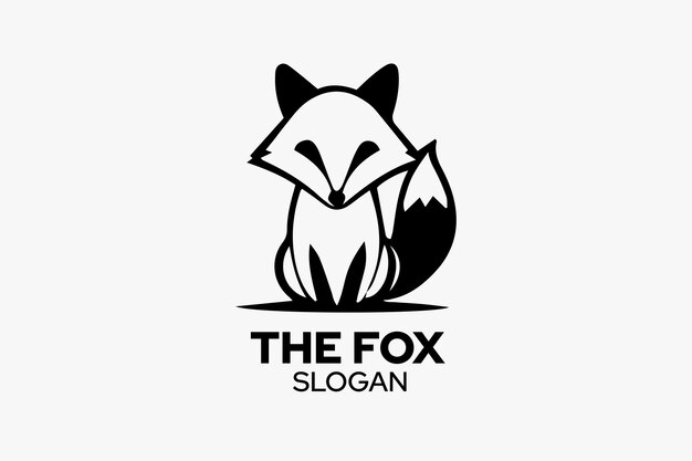 fox icon animal logo