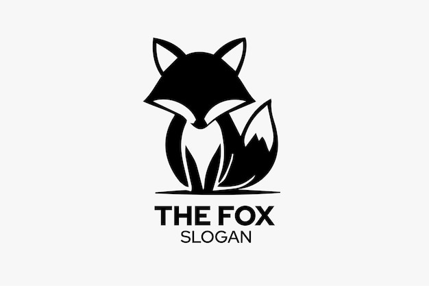 fox icon animal logo