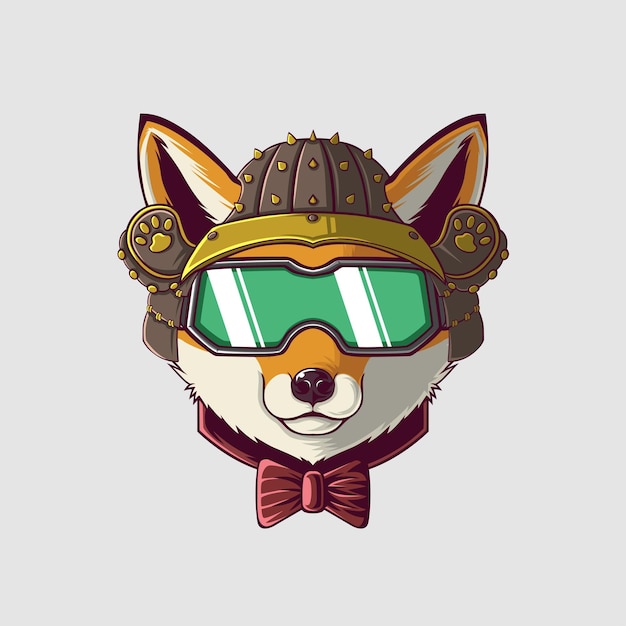 Fox illustration in a cute style