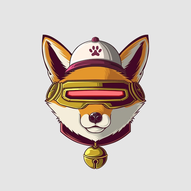 Fox illustration in a cute style