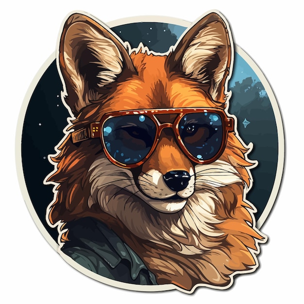 fox illustrations vector