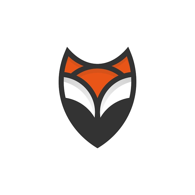 Vettore fox line art logo design