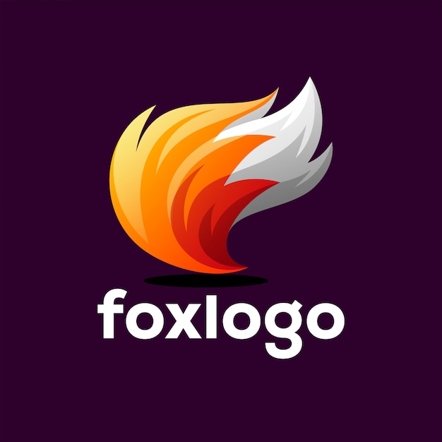 Vector fox logo design