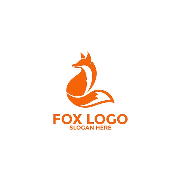 Fox logo icon vector unique fox logo illustration design