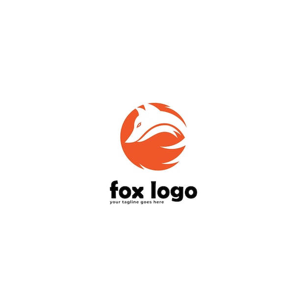 fox logo icoon vector sjabloon