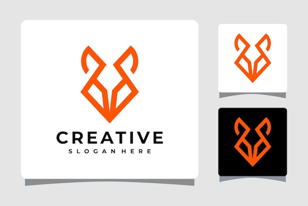 Fox Logo Template Design Inspiration