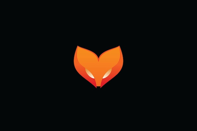 Vector fox logo and vector icon