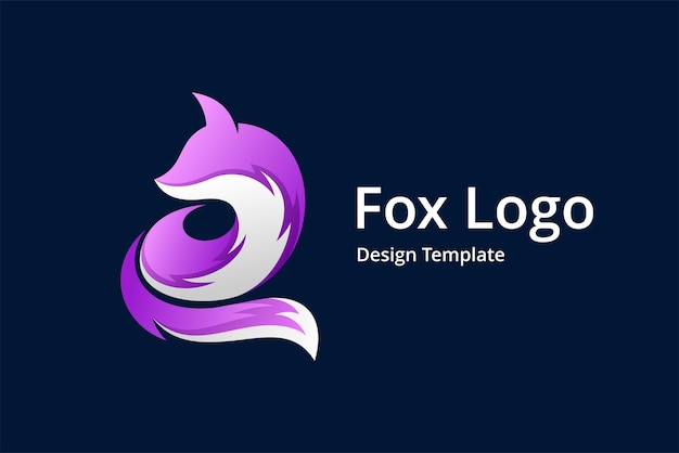 Fox-logo voor mascotte van game-ontwikkelaar