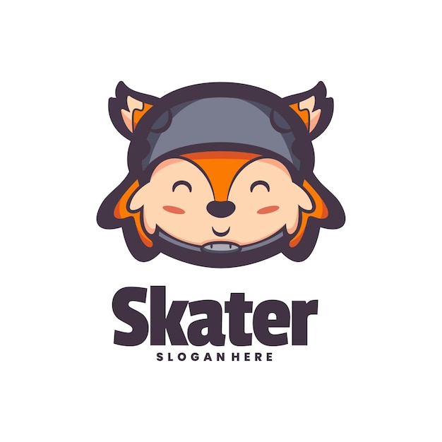 A fox logo with the title'logo for a skateboard company '