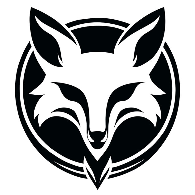 fox optic logo vector illustration