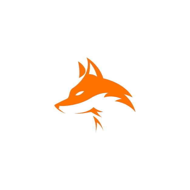 Fox pictogram logo ontwerp