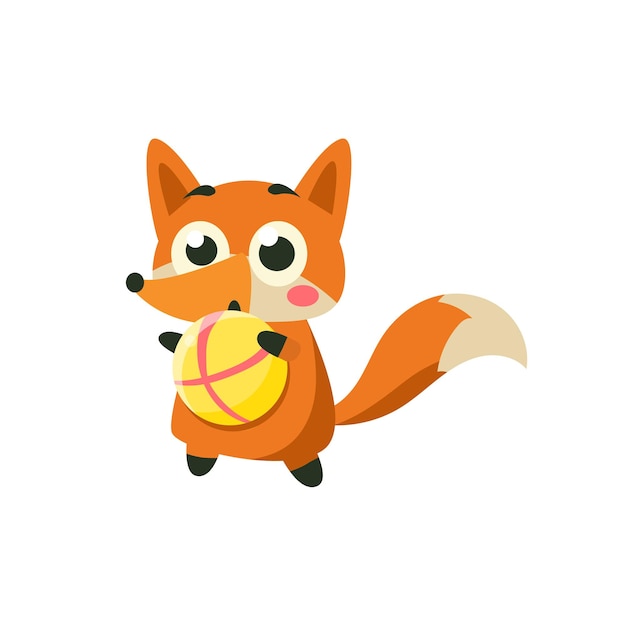 Fox Playing Ball