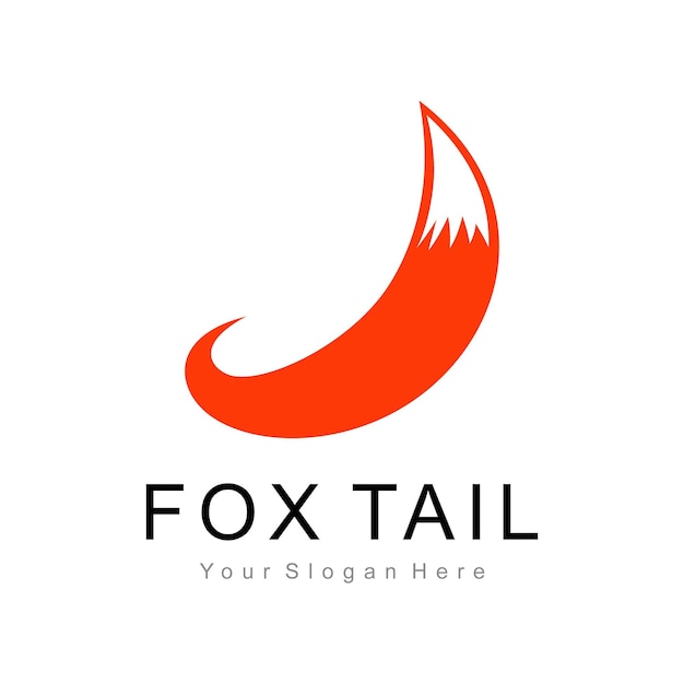 fox tail vector logo