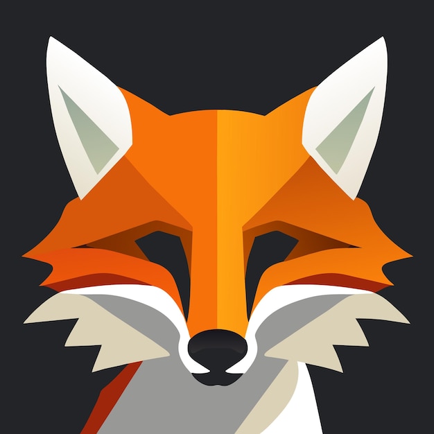 Fox vector fox face Logo