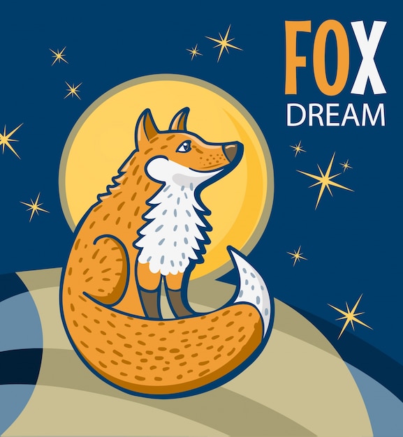 Vector fox vector illustratie