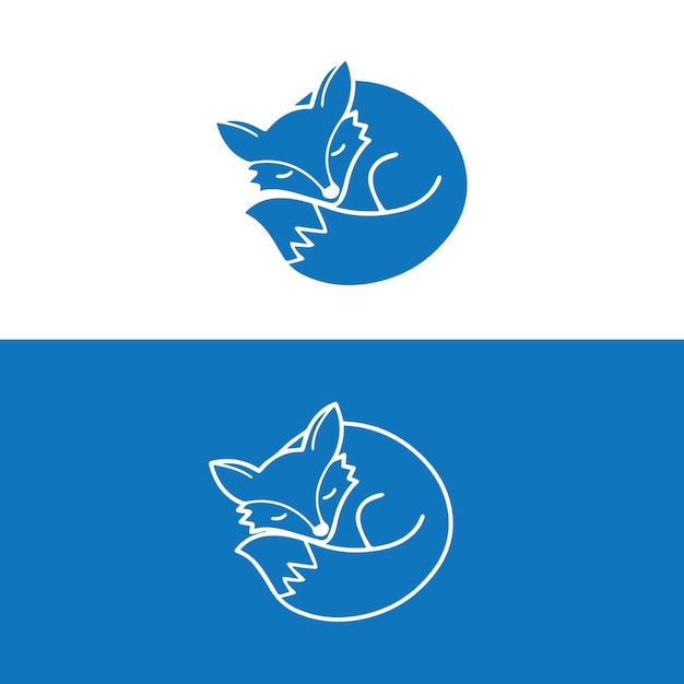 Fox vector illustration icon