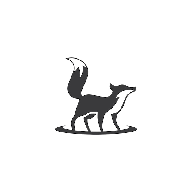 Fox vector illustration icon