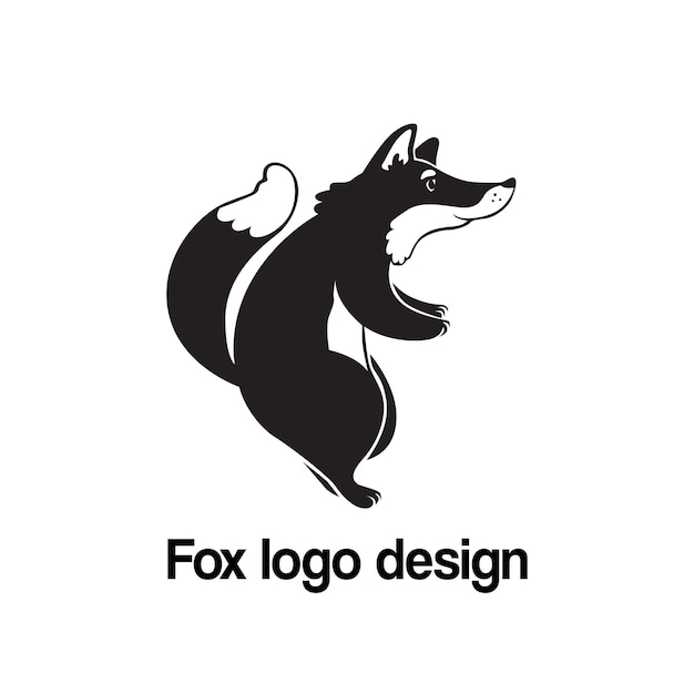 Fox vector logo ontwerp