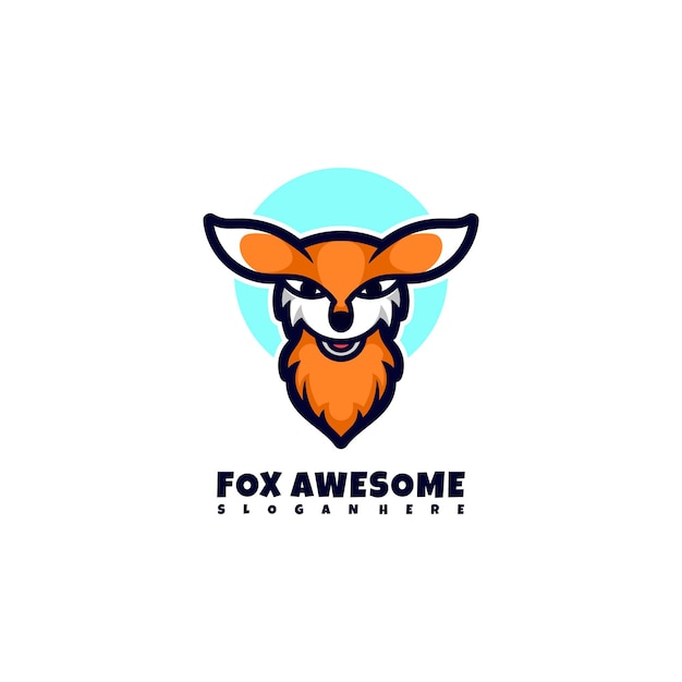 ベクトル foxy logo