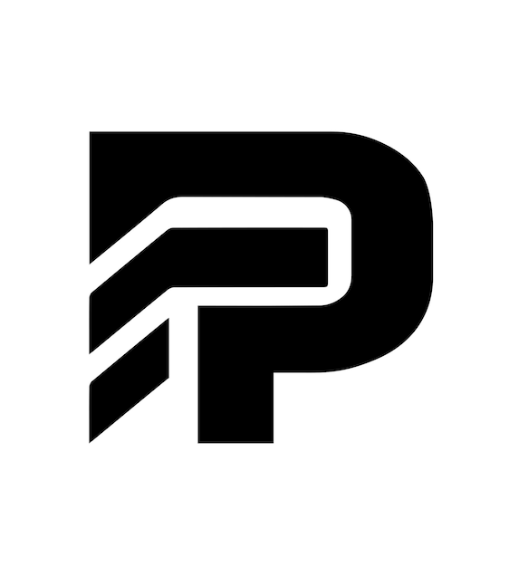 FP letter of PF creatief modern minimalistisch en elegant vector logo ontwerp voor start-up