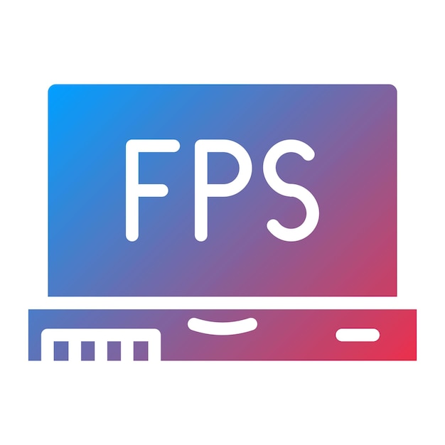 Vector fps icon vector image can be used for gaming ecommerce