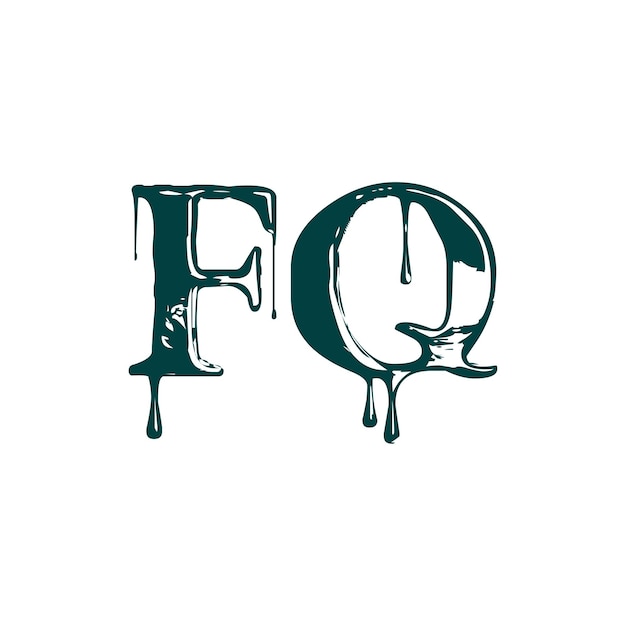 Дизайн логотипа иконы FQ