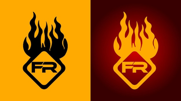 FR Fire Logo Vlam