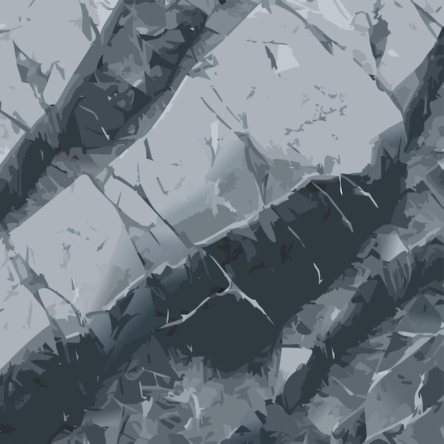 Vector fractured blue grey marble texture