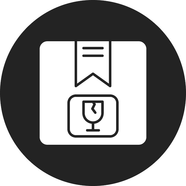 Fragile icoon vector afbeelding Kan worden gebruikt voor logistiek