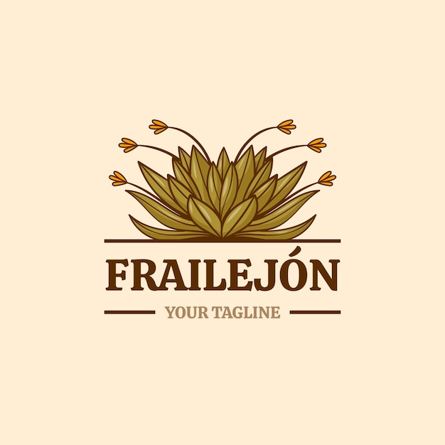 Modello di progettazione del logo Frailejon