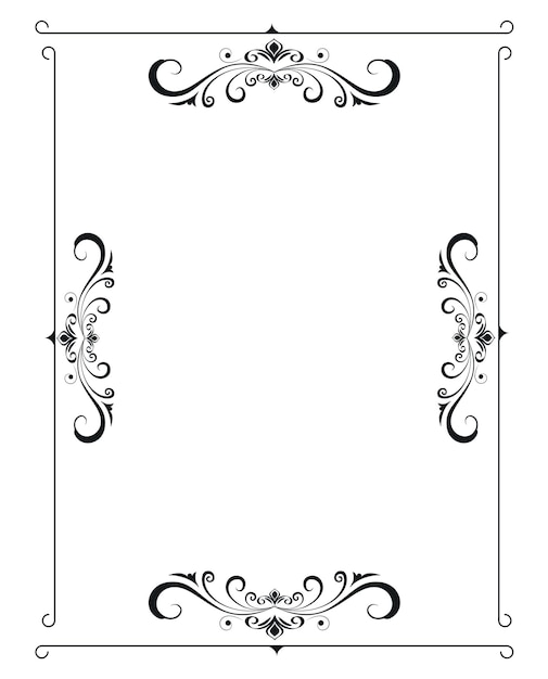 Frame border design free vector