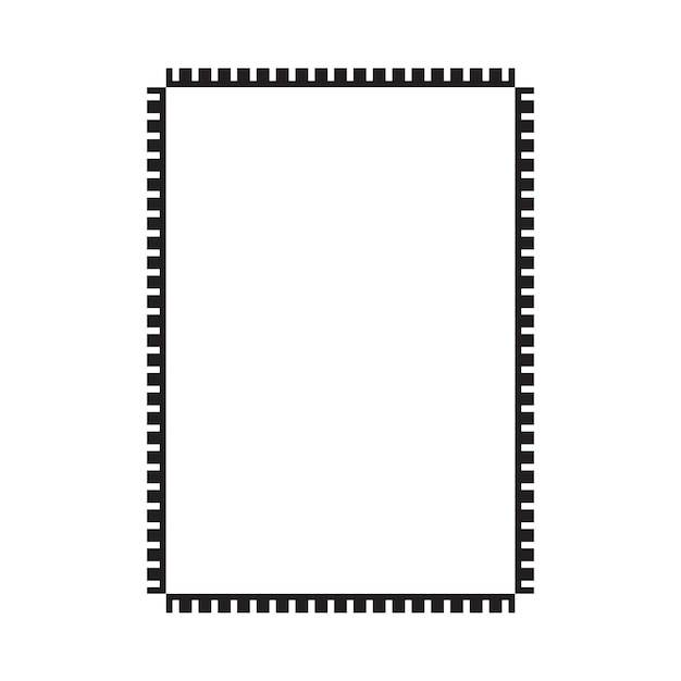 Frame border shape icon for decorative vintage doodle element for design in vector illustration