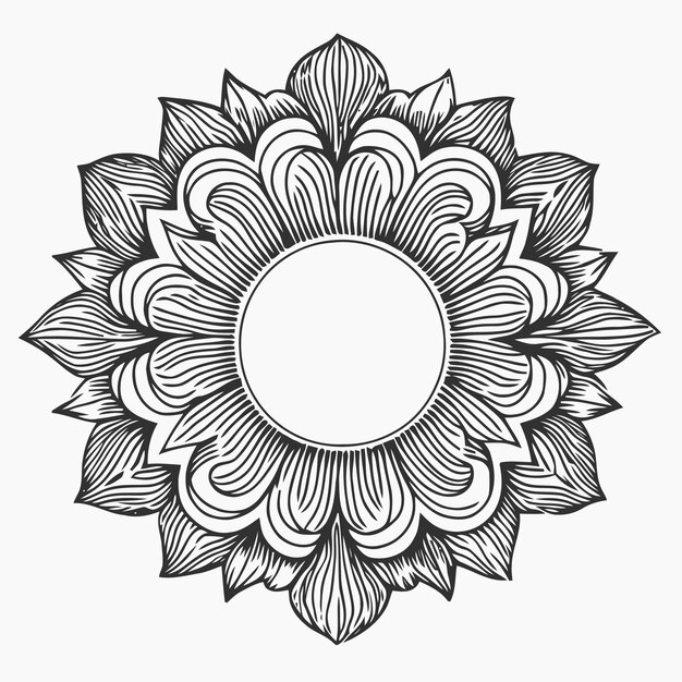 Mandala Outline Images - Free Download on Freepik