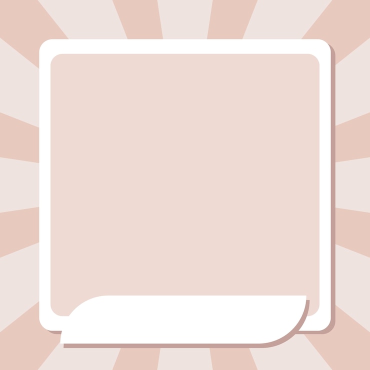 Vector a frame for a childs or family photo with a place for text template for a photo album