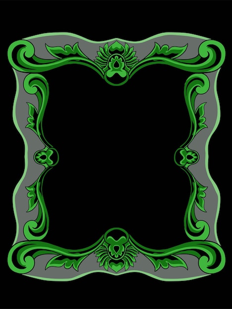 frame design with flowers vector